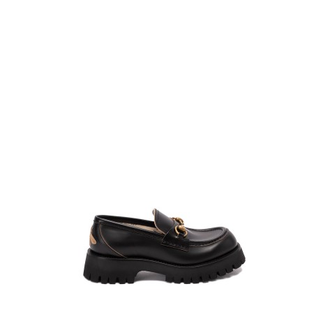 Gucci Lug Sole `Horsebit` Loafers