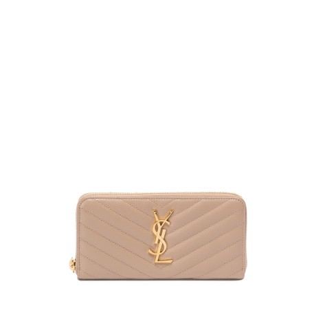 Saint Laurent `Cassandre` Zip Around Wallet