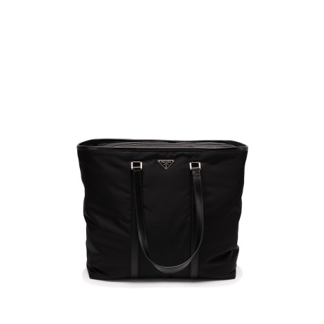 Prada `Re-Nylon` And Saffiano Leather Tote