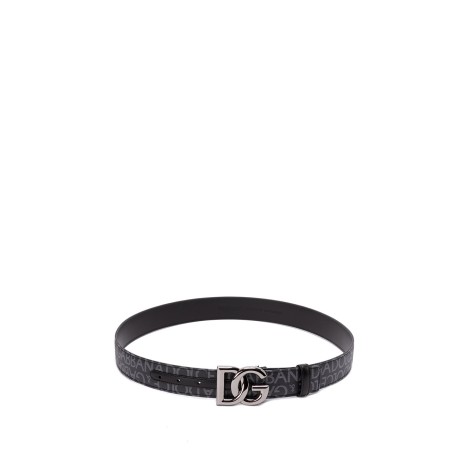 Dolce & Gabbana `Dg` Logo Buckle Belt