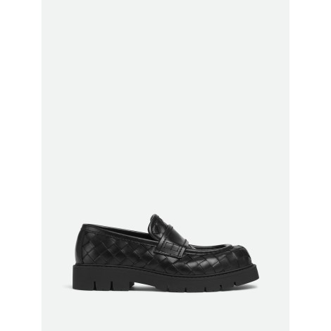 Bottega Veneta `Haddock` Leather Loafers