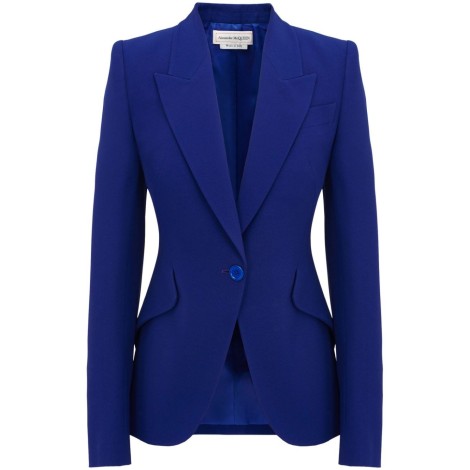 Alexander McQueen Peak Shoulders Blazer