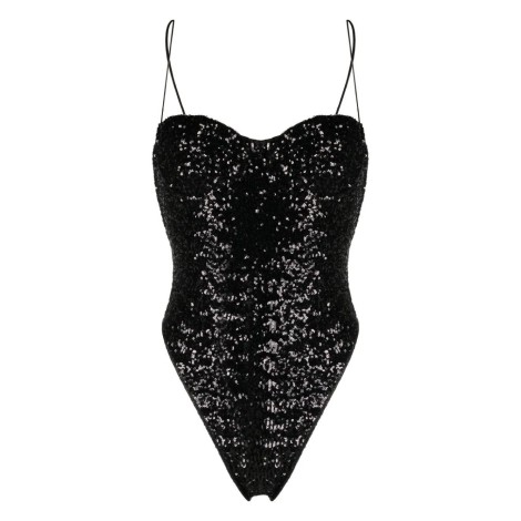 Oséree `Paillettes` Balconette One-Piece Swimsuit