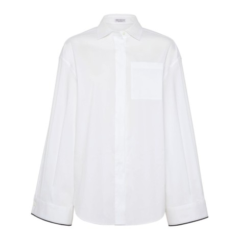 Brunello Cucinelli Shirt With Shiny Cuff Details