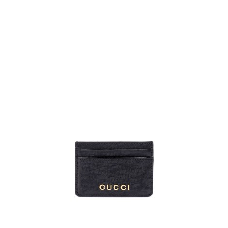 Gucci Card Case With `Gucci Script`