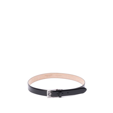 Alexander McQueen `Seal` Buckle Belt