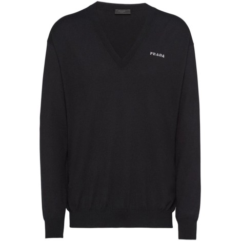 Prada Cashmere V-Neck Sweater