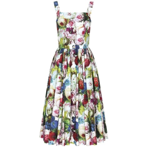 Dolce & Gabbana `Flower Power` Midi Dress