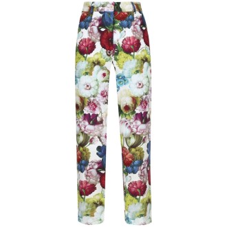 Dolce & Gabbana `Flower Power` Cropped Pants