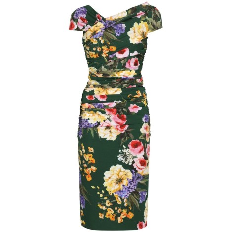 Dolce & Gabbana `Flower Power` Midi Dress