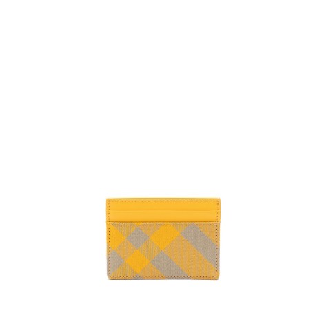 Burberry `Seasonal Check` `Sandon` Card Case