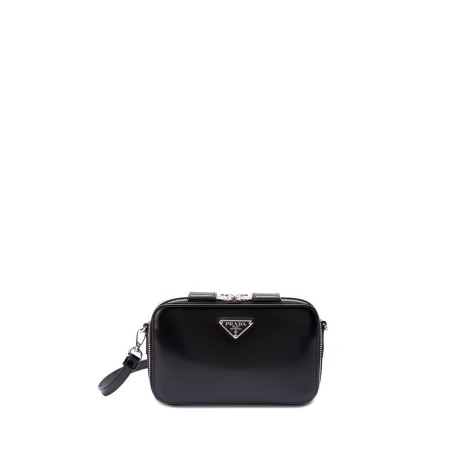 Prada Brushed Leather Shoulder Bag