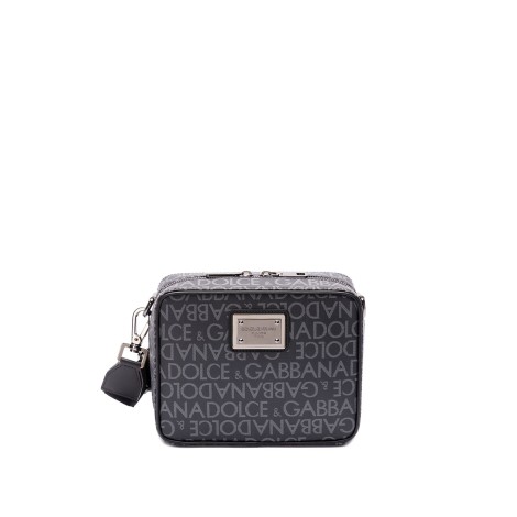 Dolce & Gabbana Allover Logo Crossbody Bag