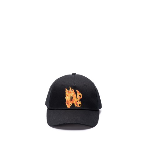 Palm Angels `Burning Monogram` Cap