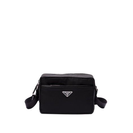 Prada `Re-Nylon` And Saffiano Leather  Shoulder Bag