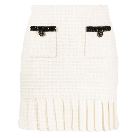 Self-Portrait Textured Knit Mini Skirt