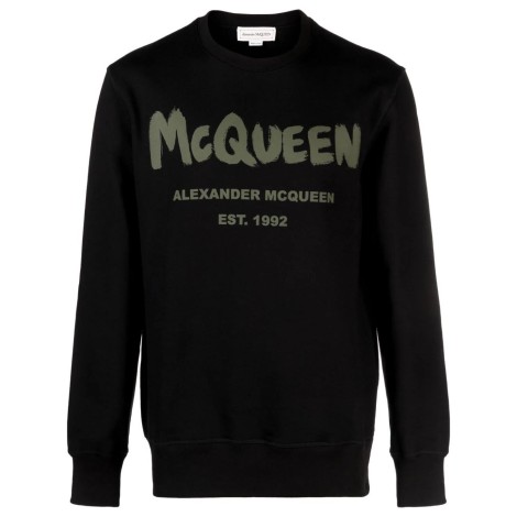 Alexander McQueen `Graffiti` Print Sweatshirt