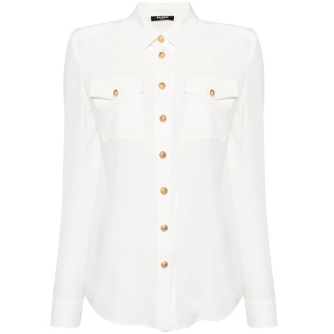 Balmain 2 Pockets Buttoned Shirt