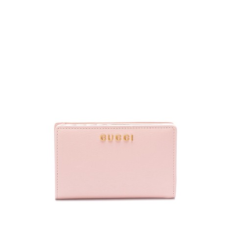 Gucci `Gucci Script` Zip Around Wallet