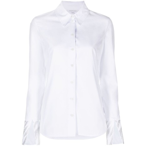 Patrizia Pepe Shirt With Cuff Strass