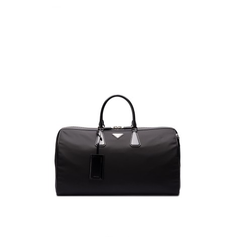 Prada `Re-Nylon` And Leather Travel Bag