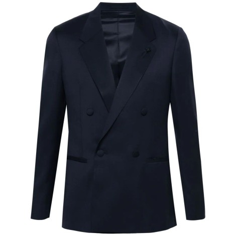 Lardini `Kosmo Drop 7 Reg` Double-Breasted Blazer