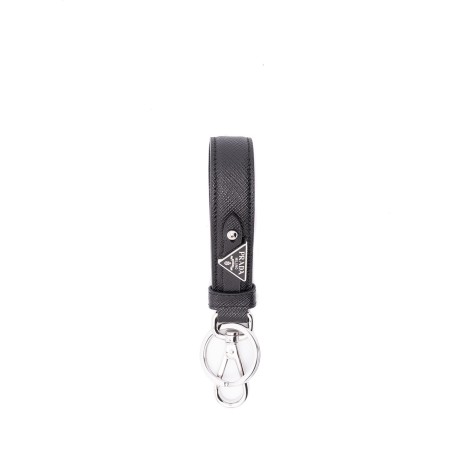 Prada Saffiano Leather Keychain