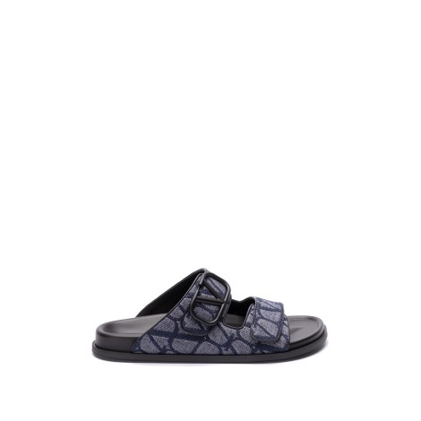 Valentino Garavani `Vlogo Toile Iconographe` Sandals