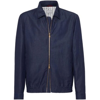 Brunello Cucinelli Denim-Effect Jacket