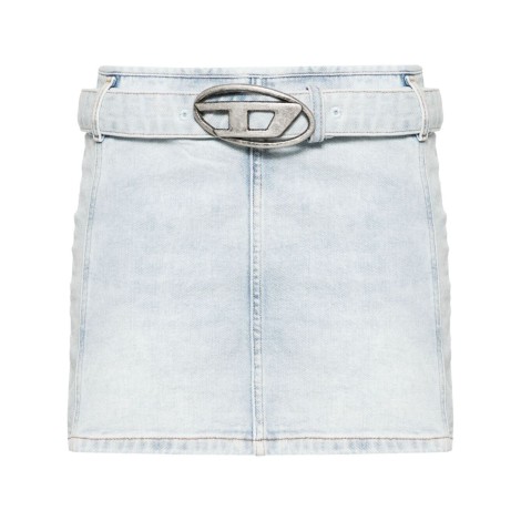 Diesel `Flip` Denim Mini Skirt