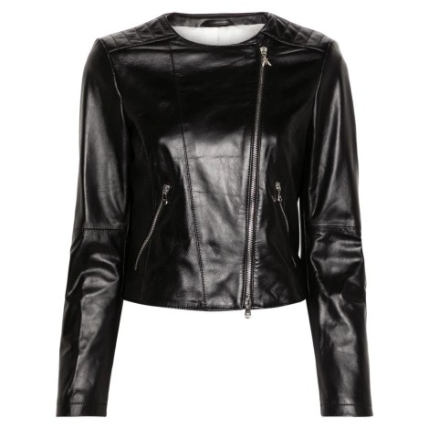 Patrizia Pepe Biker Leather Jacket