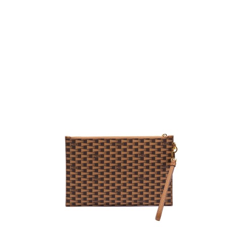 Bally `Pnt Monogram` Zip Pouch