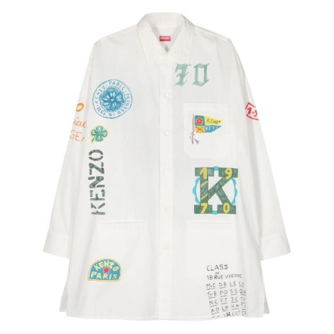 Kenzo `Drawn Varsity` Long Shirt