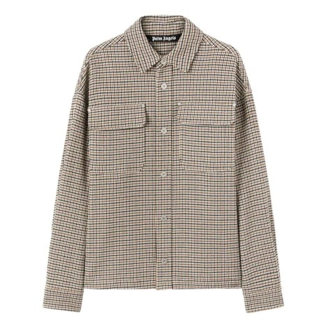 Palm Angels `Check Back Logo` Overshirt