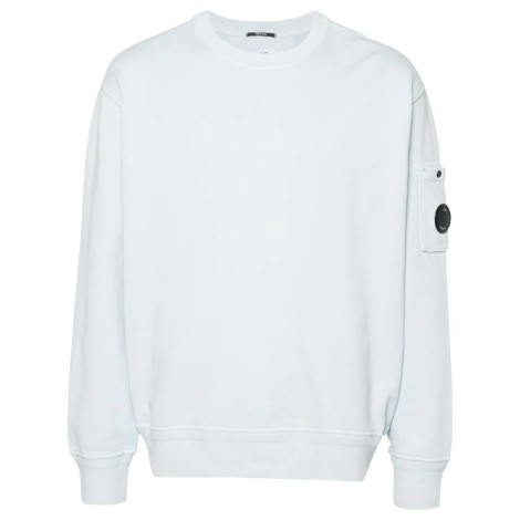 C.P. Company `Diagonal Fleece` `Lens` Crew-Neck Sweatshirt