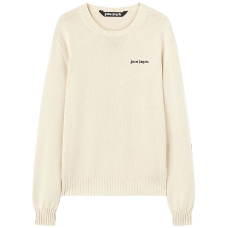 Palm Angels `Classic Logo` Knit Round-Neck Sweater