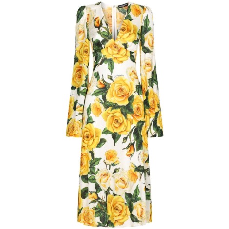 Dolce & Gabbana `Flowering` Midi Dress