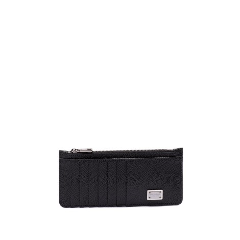 Dolce & Gabbana Vertical Card Holder With Logo Tag