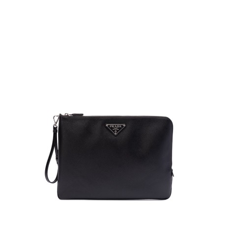 Prada Saffiano Leather Pouch