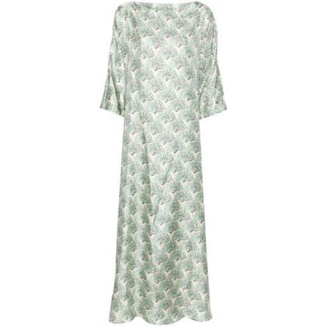 La Double J `Muumuu` Long Round-Neck Dress