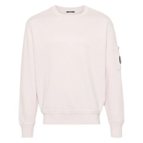 C.P. Company `Diagonal Fleece` `Lens` Crew-Neck Sweatshirt