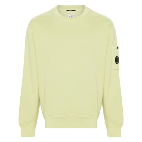 C.P. Company `Diagonal Fleece` `Lens` Crew-Neck Sweatshirt