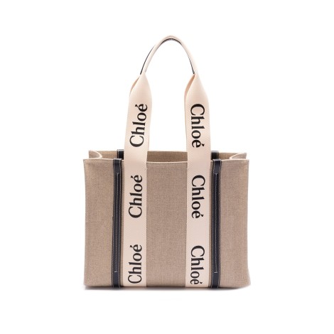 Chloe `Woody` Medium Tote Bag