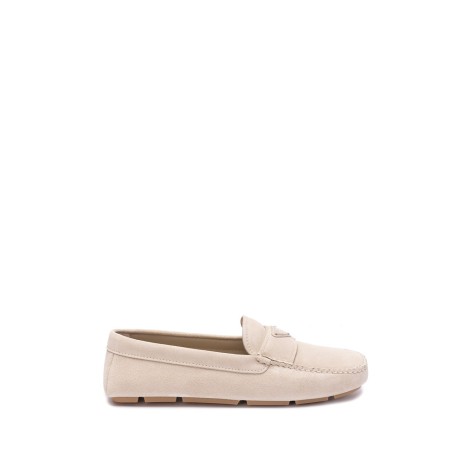 Prada Leather Driving Loafers