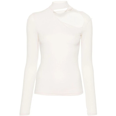 Patrizia Pepe Asymmetric-Neck Sweater