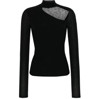 Patrizia Pepe Asymmetric-Neck Sweater