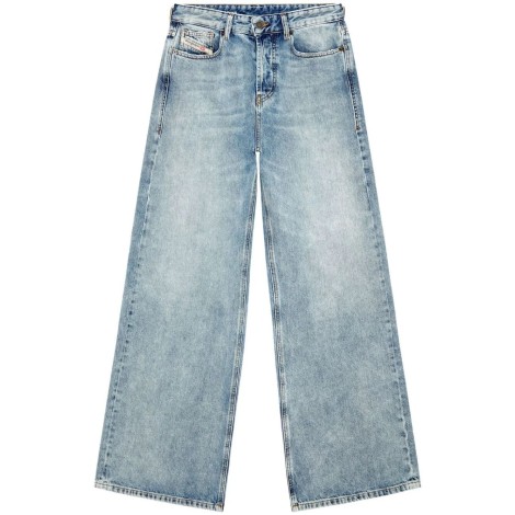 Diesel `1996 D-Sire` 5-Pocket Wide Leg Jeans