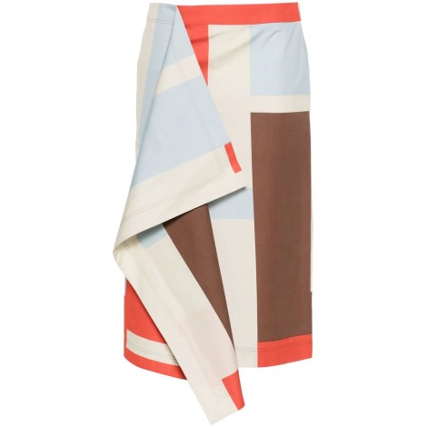 Fendi `Maxi Ff Puzzle` Midi Skirt