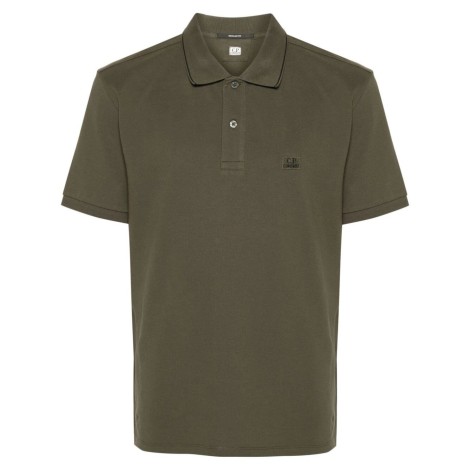 C.P. Company Regular Striped Collar Polo Shirt