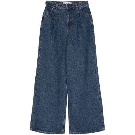 Self-Portrait Wide Leg Jeans